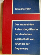 Der  Wandel Des Aufsatzbegriffes. - School Books