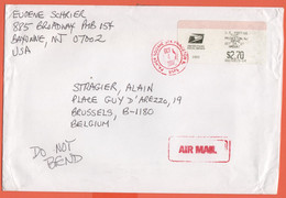 STATI UNITI - UNITED STATES - USA - US - 2007 - 2,70 $ Postage Paid - Medium Envelope - Viaggiata Da Princeton Per Bruxe - Lettres & Documents