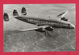 BELLE PHOTO REPRODUCTION AVION PLANE FLUGZEUG - TWA LOCHKEED CONSTELLATION TRANSCONTINENTAL LINE - Aviation