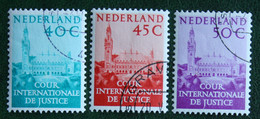 Cour Internationale De Justice NVPH Dienst D41-D43 D 41 (Mi 41-43) 1977 Gestempeld / Used NEDERLAND / NIEDERLANDE - Service