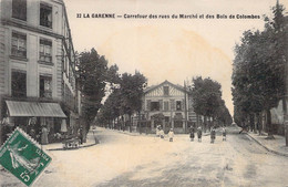 CPA - 92 - LA GARENNE - Carrefour Des Rues Du Marché Et Des Bois De Colombes - Commerces - Enfants - La Garenne Colombes