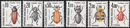 FRANCE Taxe 103 à 108 ** MNH Insectes Coléoptères 1982 [GR] - 1960-.... Postfris