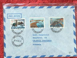 Suomi-Finland-Helsinki-☛Dietikon Suisse-Schweiz Marcophilie Timbre Europe Finlande 22/6-1976 Lettre & Document-par Avion - Brieven En Documenten