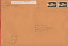 STATI UNITI - UNITED STATES - USA - US - 2007 - 2 X 90 Hagåtña Bay, Guam - Big Envelope - Viaggiata Da Cincinnati Per Br - Cartas & Documentos