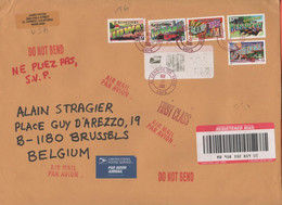 STATI UNITI - UNITED STATES - USA - US - 2005 - 10,70$ Postage Paid + 5 X 37c Greetings From - Registered - Big Envelope - Lettres & Documents