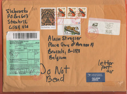 STATI UNITI - UNITED STATES - USA - US - 2005 - 0,00 Postage Paid + 37c Ho-Chunk Bag + 3 X 1c American Kestrel + $2 Bobc - Lettres & Documents