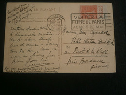 FRANCE 199 SEMEUSE BANDE PUBLICITAIRE PUBLICITE LA LAME PHENIX LETTRE ENVELOPPE COURRIER CARTE POSTALE CP PARIS - Covers & Documents