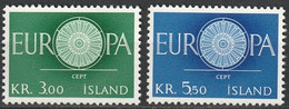 Island 1960 // 343/344 ** Europa - Nuovi