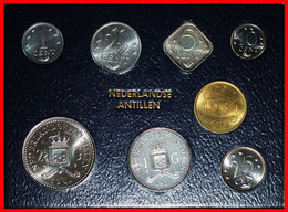 * FDC SET: NETHERLANDS ANTILLES★ 1 - 2 1/2 - 5-10-25 CENTS 1-2 1/2 GULDEN 1981! UNC MINT LUSTRE★ LOW START ★ NO RESERVE! - Netherlands Antilles