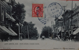 Ann Arbor : State Street, Looking South  In 1913 - Ann Arbor