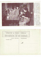 Lokeren  Haarsnijdsters Van De Afvalstukken  Coupeuses De Chiquettes    Tentoonstelling Van Den Huisarbeid 1910 Brussel - Lokeren