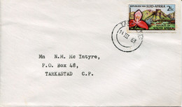 RSA - Republik Südafrika - FDC Addressed Or Special Cover Or Card - Mi# 313 - Flora Orchid, Botanical Garden Anniversary - Lettres & Documents