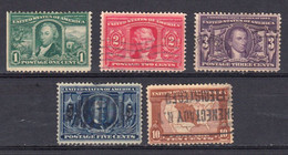 Etats Unis 1903 Yvert 159 * Neuf Avec Charniere Et 160 /163 Obliteres. Centenaire De L'achat De La Louisiane à La France - Other & Unclassified