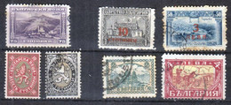 Bulgarie - 1921 à 1925 - 7 Timbres - Otros & Sin Clasificación