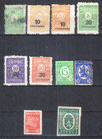 Bulgarie - 1915 & 1936 à 1940 - 11 Timbres - Autres & Non Classés