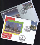 UNO WIEN 2009 Mi-Nr. U 12/13 Ganzsache Umschläge Gestempelt EST - Covers & Documents