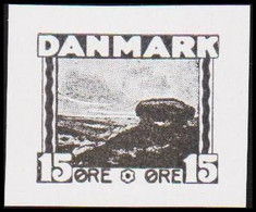 1930. DANMARK. Essay. Gravhøj - Stendysse. 15 øre. - JF525178 - Proofs & Reprints
