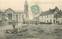 BRAY ET LU - Ferme, Vue Intérieur. - Bray-et-Lû