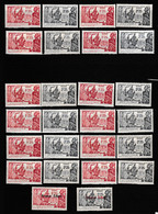 ESPOSICION  INTERNACIONAL  DE  NEW  YORK. 1939  * MN ** MNH  LAS  4  SERIES  PRIMERAS CHARNELA-  LAS  9  RESTANTES-SIN - 1939 Exposition Internationale De New-York