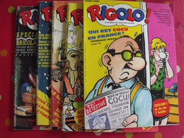 Lot De 5 Numéros Du Magazine Rigolo ! De 2004 - Other & Unclassified