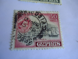 CYPRUS  USED    STAMPS    WITH  POSTMARK - Autres & Non Classés