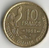 Pièce De 10 Francs G Guiraud 1952 B - 10 Francs