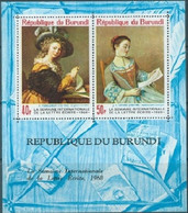 Série Neuve** Burundi 1968,  BFn°25  YT, Semaine De La Lettre écrite, Dentelé - Blokken & Velletjes