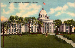 Alabama Montgomery State Capitol Building Curteich - Montgomery