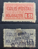 FRANCE 1918-20 - MLH/canceled - YT 20, 21 - COLIS POSTAUX - Nuovi