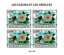 BURUNDI 2013 Mi 3288B KLB EUROPEAN DARK BEE MINT IMPERFORATED MINIATURE SHEET ** - Blocs-feuillets