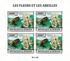 BURUNDI 2013 Mi 3290B KLB WESTERN HONEY BEE MINT IMPERFORATED MINIATURE SHEET ** - Blokken & Velletjes