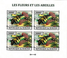 BURUNDI 2013 Mi 3291B KLB DWARF HONEY BEE MINT IMPERFORATED MINIATURE SHEET ** - Blocs-feuillets