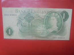 GRANDE-BRETAGNE 1 POUND 1970-77 Circuler (L.13) - 1 Pound