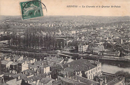 CPA - 17 - Saintes - La Charente Et Le Quartier St Palais - Saintes