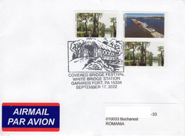 U. S. A. 2022: Circulated Cover - Registered Shipping! - Lettres & Documents