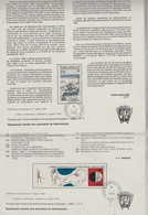 TAAF DOCUMENTS PHILATELIQUES: LOT DE 8+1   // ANNEE 1985 N° 109+111+112+113/14 PA N°88/89/119 &LE BLOC N°2 - Lots & Serien