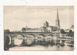 Cp, 86, SAINT SAVIN SUR GARTEMPE , Le Pont Neuf,  Voyagée - Saint Savin