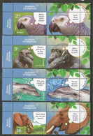 RO 2022-ANIMALE INTELIGENTE, ROMANIA 4v + Lables, MNH - Neufs