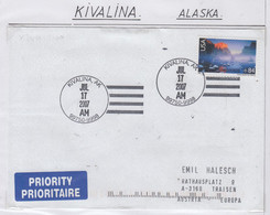 Alaska Cover  Ca  Kivalina  JUL 17 2007 (SK197) - Lettres & Documents