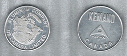 CANADA   KEMANO B.C. 1960's ALCAN ALUMINIUM TOKEN (T-132) - Roeisport