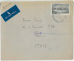 27058 - ISRAEL - POSTAL HISTORY: AIRMAIL COVER To ITALY 1951 - Autres & Non Classés