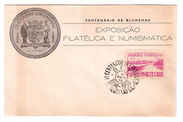 BRASIL. Centenario De Blumenau (1950). Sobre Conmemorativo. - Carnets
