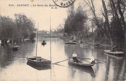 CPA - 94 - ALFORT - Le Bras Du Moulin - EM -  Barque - Animée - Oblitérée VILLENEUVE AU CHEMIN AUBE - Maisons Alfort