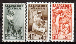 Sarre-90- Original Values Issued In 1926.(+) Hinged - Quality In Your Opinion. - Other & Unclassified