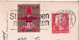 Danish Queen + ...1978 Stamps Of Danmark Over Postcard - Andere & Zonder Classificatie