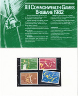 Australie - Australia - Brisbane - Stamps - XII Commonwealth Games - 1982 - Brieven En Documenten