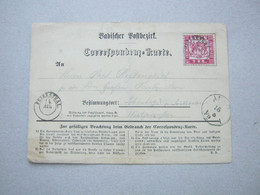 BADEN ,  PETERSTHAL , Klarer Stempel Auf Postkarte - Lettres & Documents