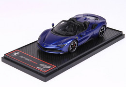 BBR - FERRARI SF 90 Spider - Blu Elettrico Mét. - BBRC244B - 1/43 - BBR