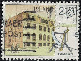 Islande 1990 Oblitéré Used Post Office Buildings Bâtiments Postaux Y&T IS 679 SU - Gebraucht