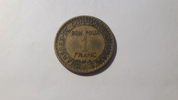 MIX1 REPUBBLICA FRANCESE 1921 1 FRANCO IN BB+ - 1 Franc